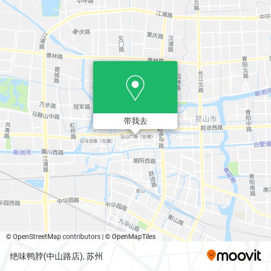 绝味鸭脖(中山路店)地图