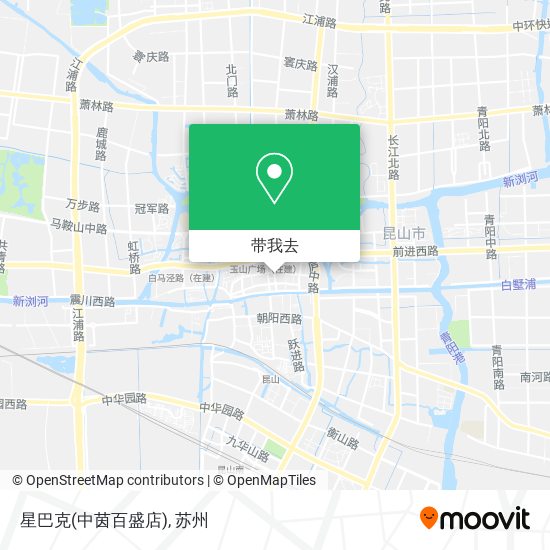 星巴克(中茵百盛店)地图