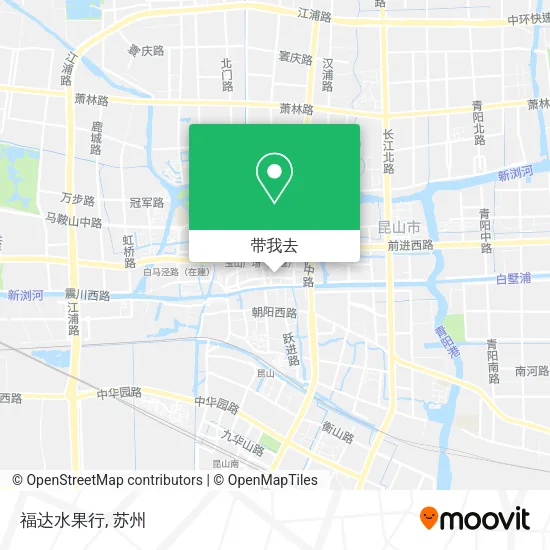 福达水果行地图