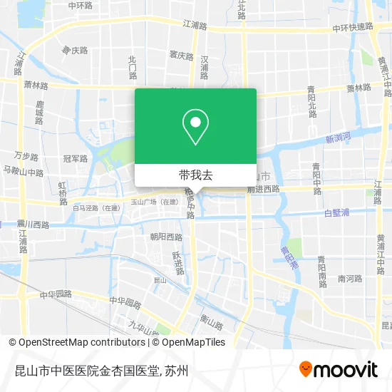 昆山市中医医院金杏国医堂地图