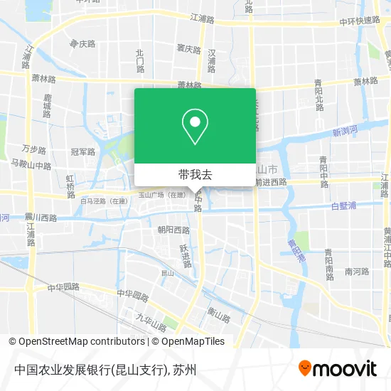 中国农业发展银行(昆山支行)地图