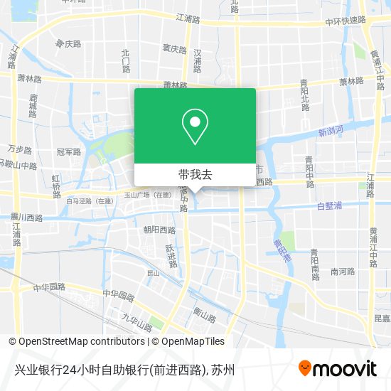 兴业银行24小时自助银行(前进西路)地图