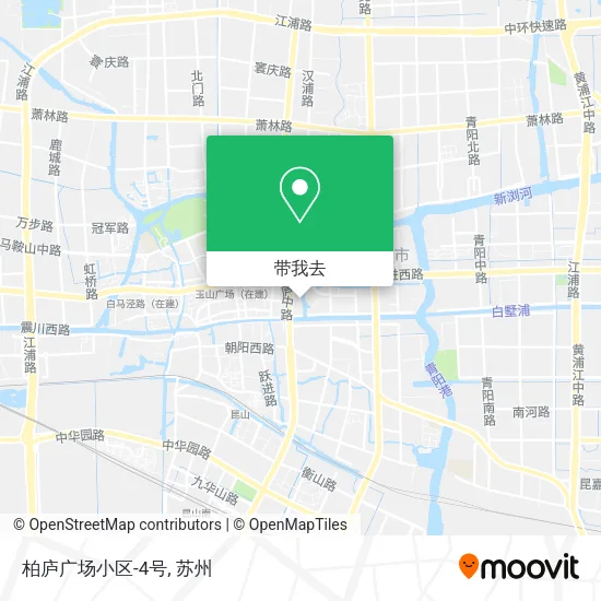柏庐广场小区-4号地图