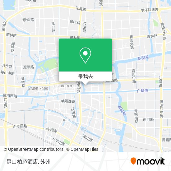 昆山柏庐酒店地图
