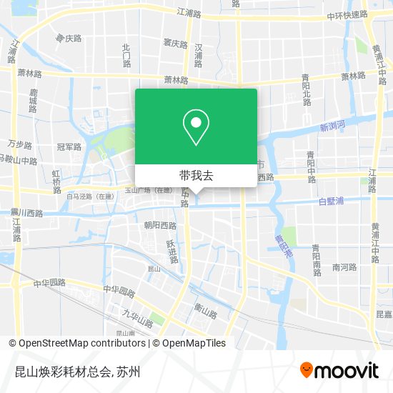 昆山焕彩耗材总会地图