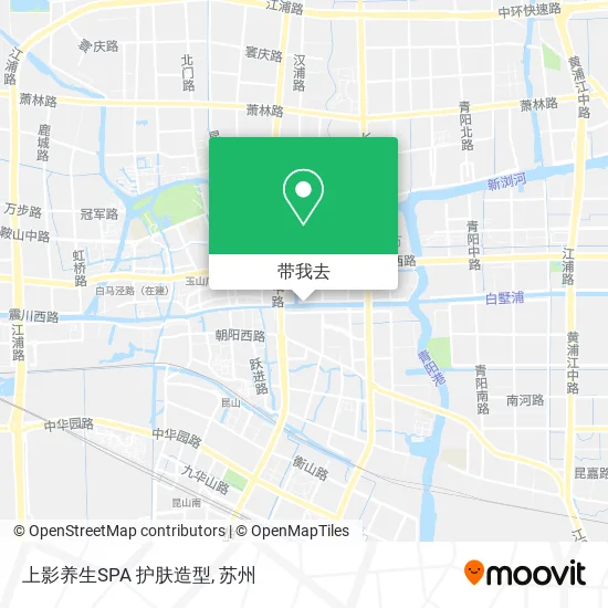 上影养生SPA 护肤造型地图