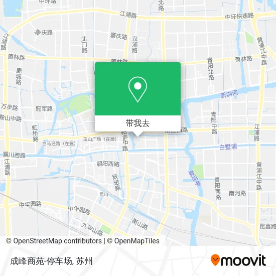 成峰商苑-停车场地图