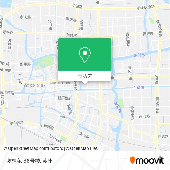 奥林苑-38号楼地图
