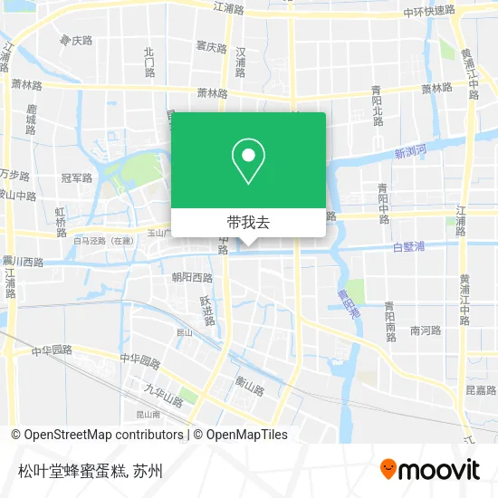 松叶堂蜂蜜蛋糕地图