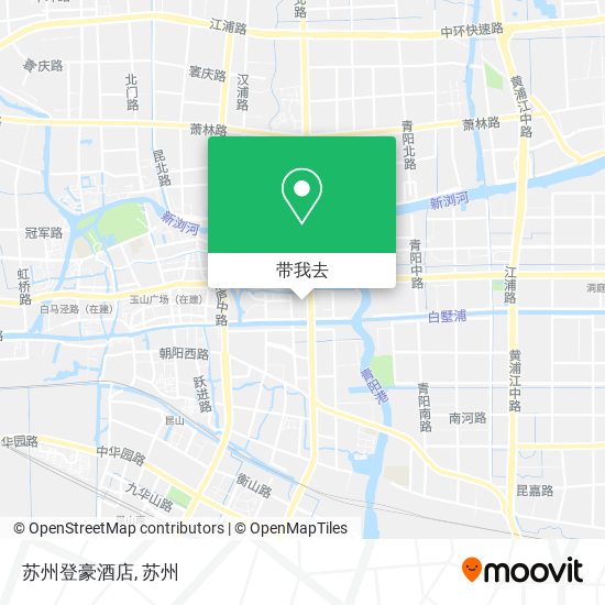 苏州登豪酒店地图