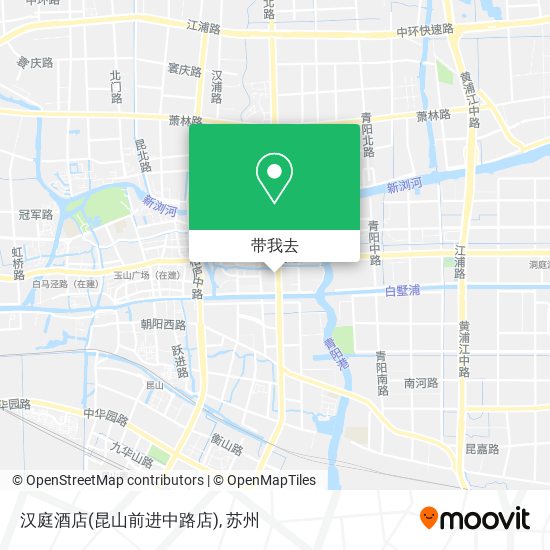 汉庭酒店(昆山前进中路店)地图