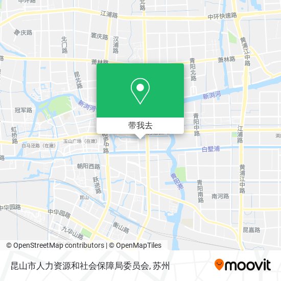 昆山市人力资源和社会保障局委员会地图