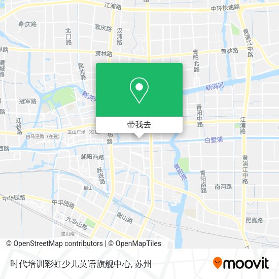 时代培训彩虹少儿英语旗舰中心地图