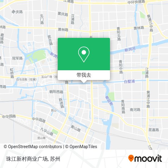 珠江新村商业广场地图