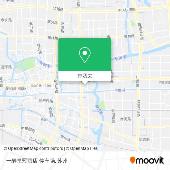 一醉皇冠酒店-停车场地图