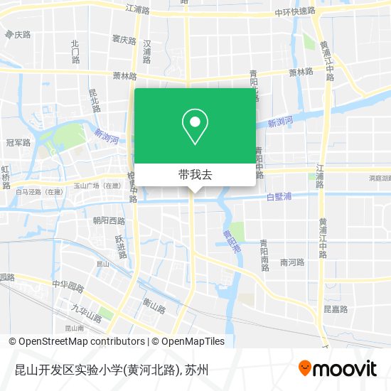 昆山开发区实验小学(黄河北路)地图