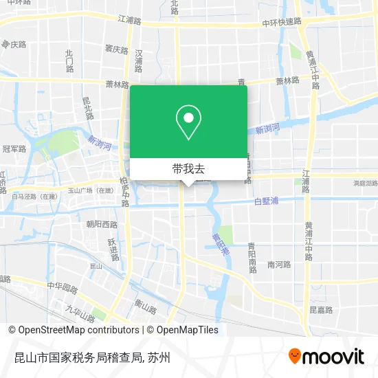 昆山市国家税务局稽查局地图