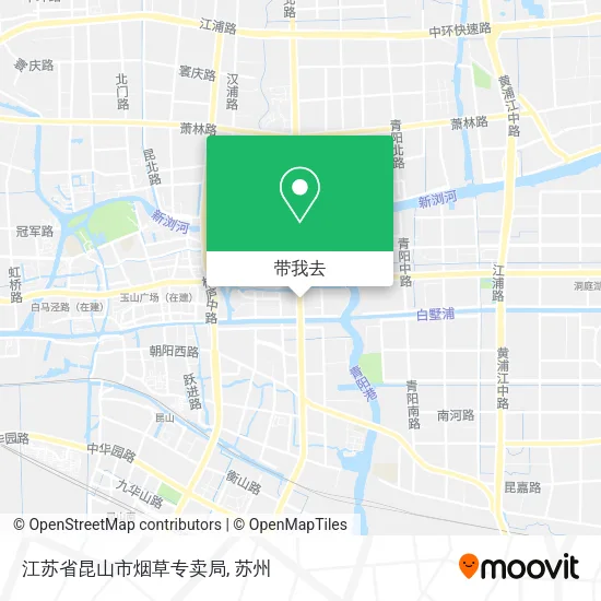 江苏省昆山市烟草专卖局地图