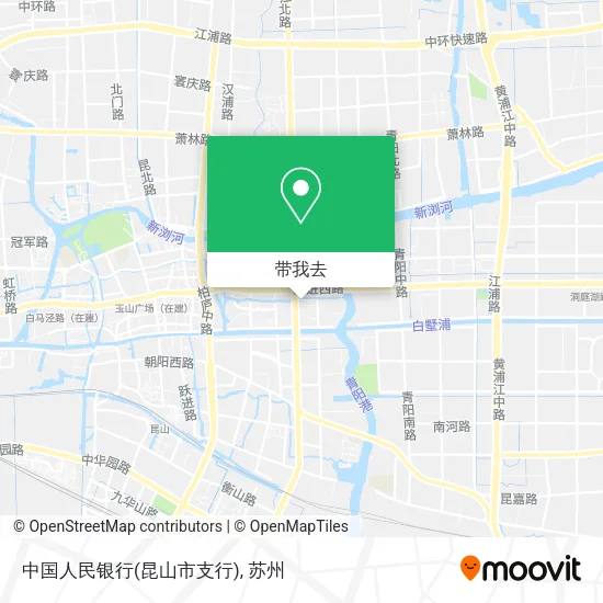 中国人民银行(昆山市支行)地图