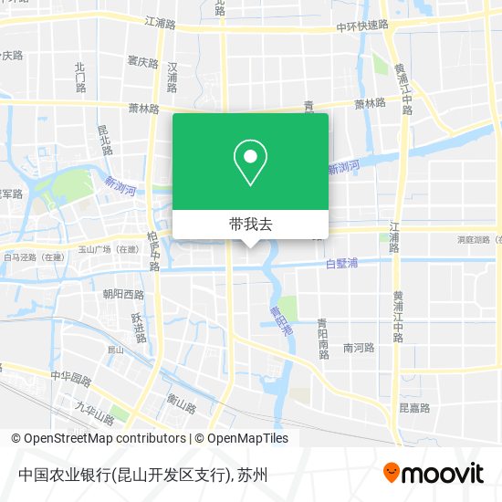 中国农业银行(昆山开发区支行)地图