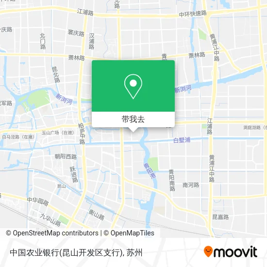 中国农业银行(昆山开发区支行)地图