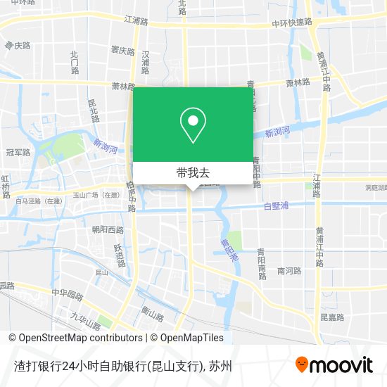 渣打银行24小时自助银行(昆山支行)地图