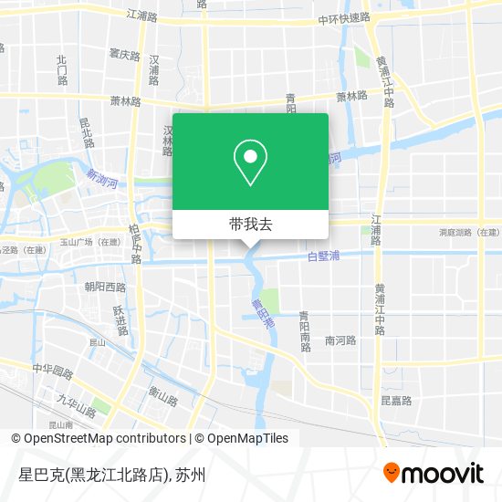 星巴克(黑龙江北路店)地图