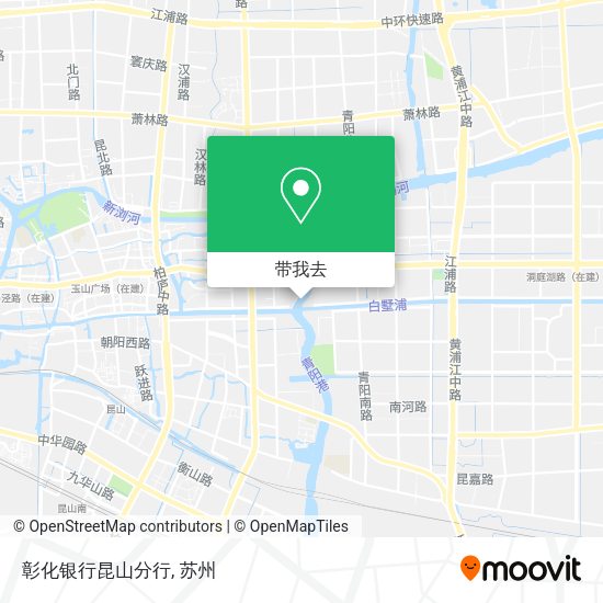 彰化银行昆山分行地图