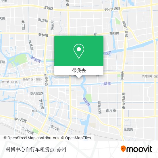 科博中心自行车租赁点地图