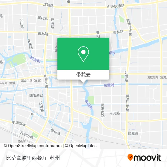 比萨拿波里西餐厅地图