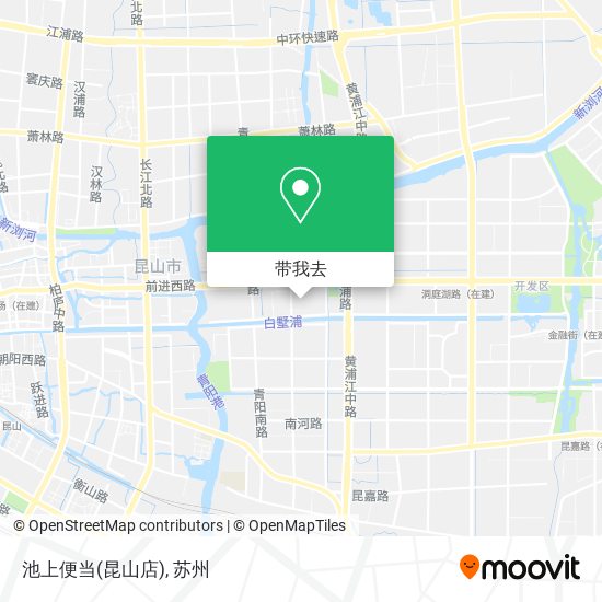 池上便当(昆山店)地图