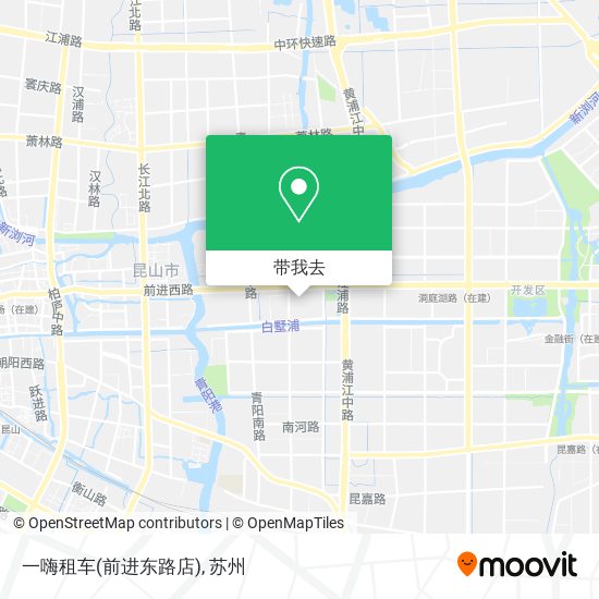 一嗨租车(前进东路店)地图