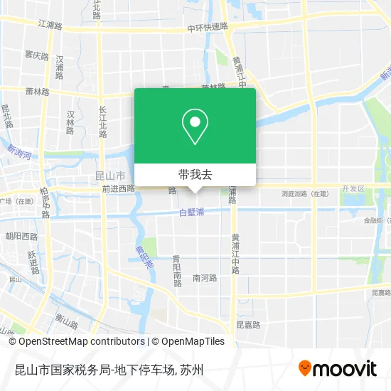 昆山市国家税务局-地下停车场地图