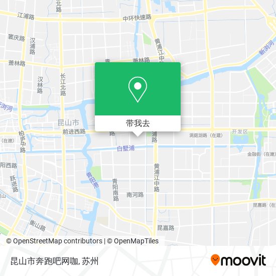 昆山市奔跑吧网咖地图