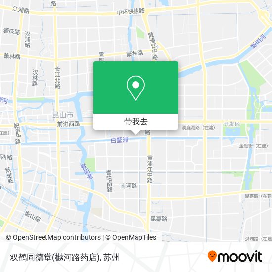 双鹤同德堂(樾河路药店)地图