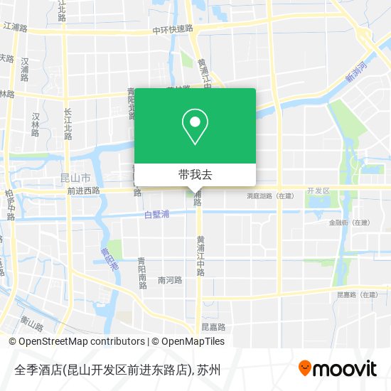 全季酒店(昆山开发区前进东路店)地图