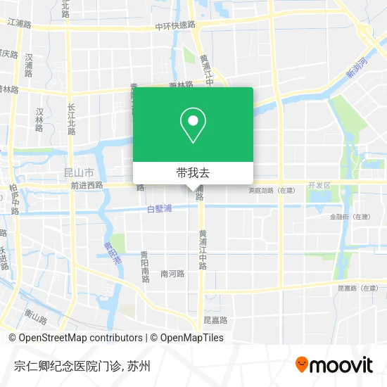 宗仁卿纪念医院门诊地图