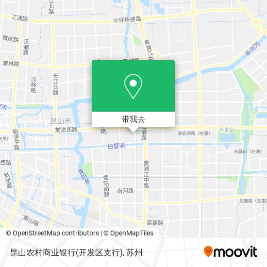 昆山农村商业银行(开发区支行)地图