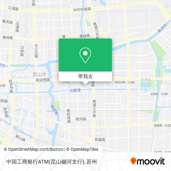 中国工商银行ATM(昆山樾河支行)地图