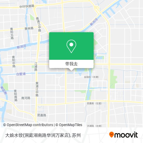 大娘水饺(洞庭湖南路华润万家店)地图
