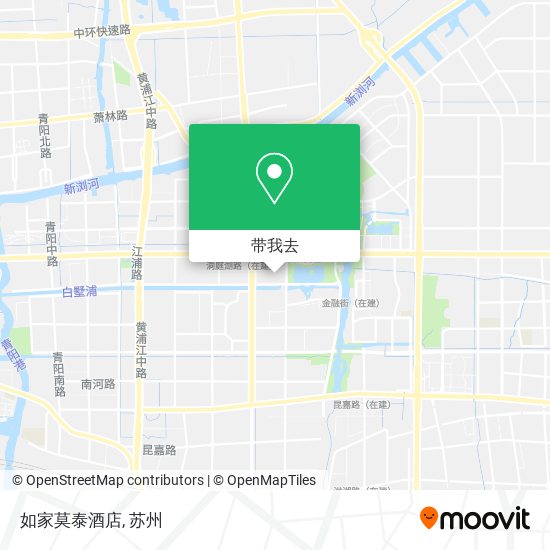 如家莫泰酒店地图