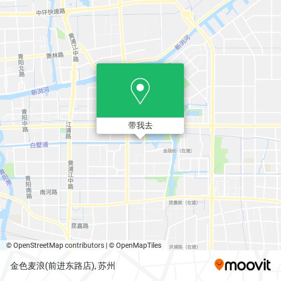 金色麦浪(前进东路店)地图