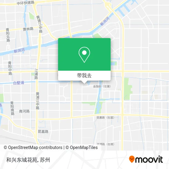 和兴东城花苑地图