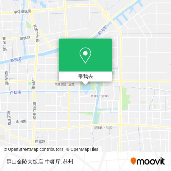 昆山金陵大饭店-中餐厅地图