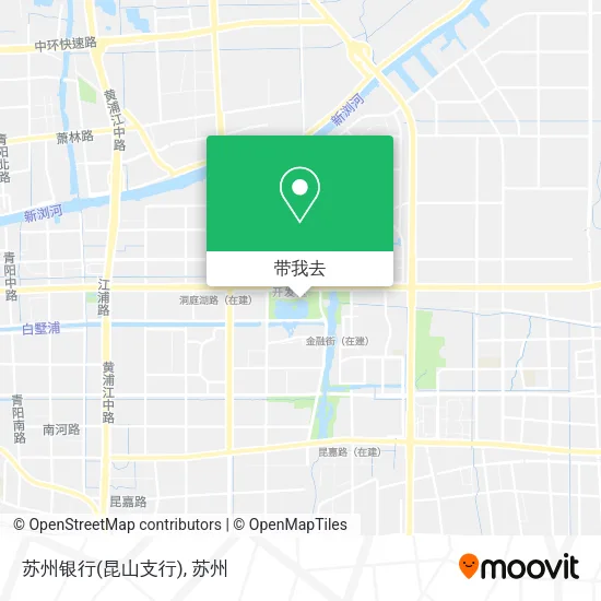 苏州银行(昆山支行)地图