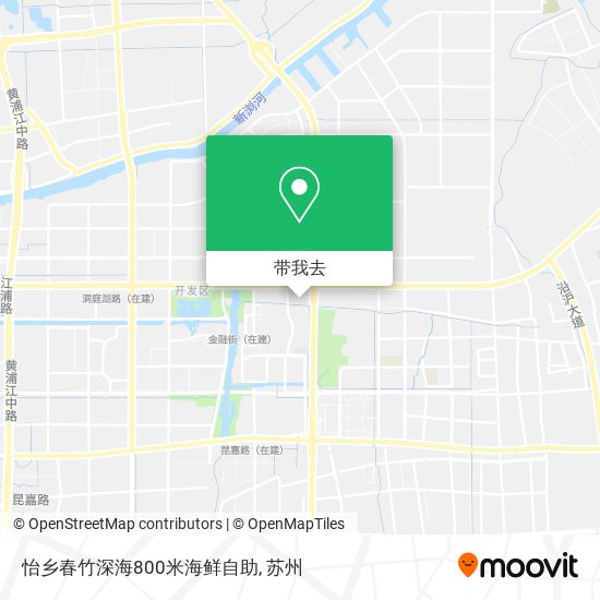 怡乡春竹深海800米海鲜自助地图