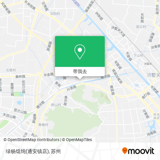 绿杨馄饨(通安镇店)地图