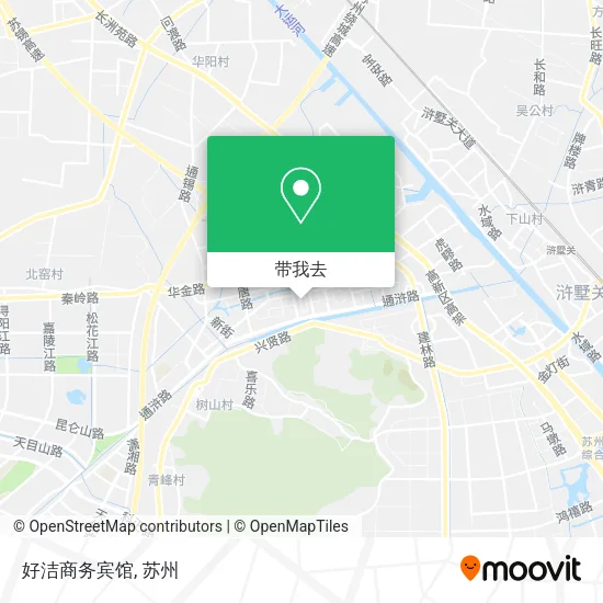 好洁商务宾馆地图