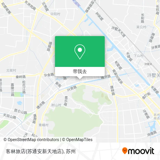 客林旅店(苏通安新天地店)地图