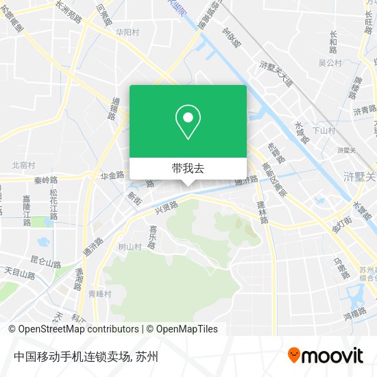 中国移动手机连锁卖场地图